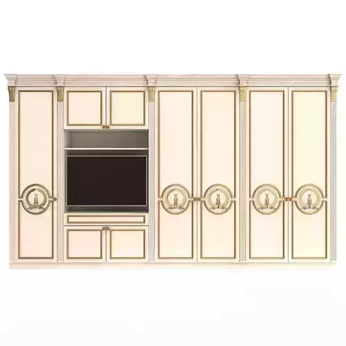 Classic Wardrobe Furniture 0401 White