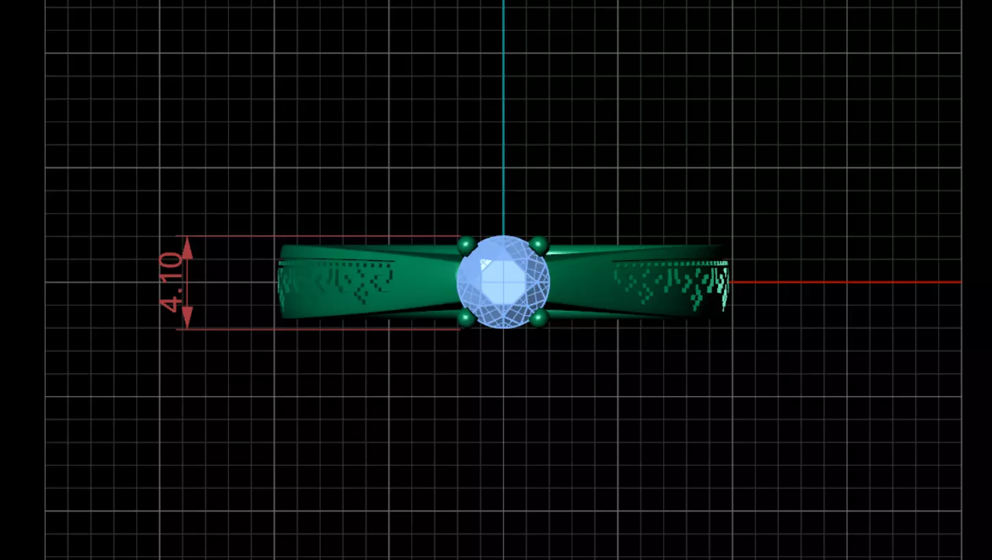 Rings 3D print model_8