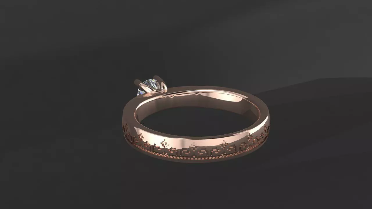 Rings 3D print model_4