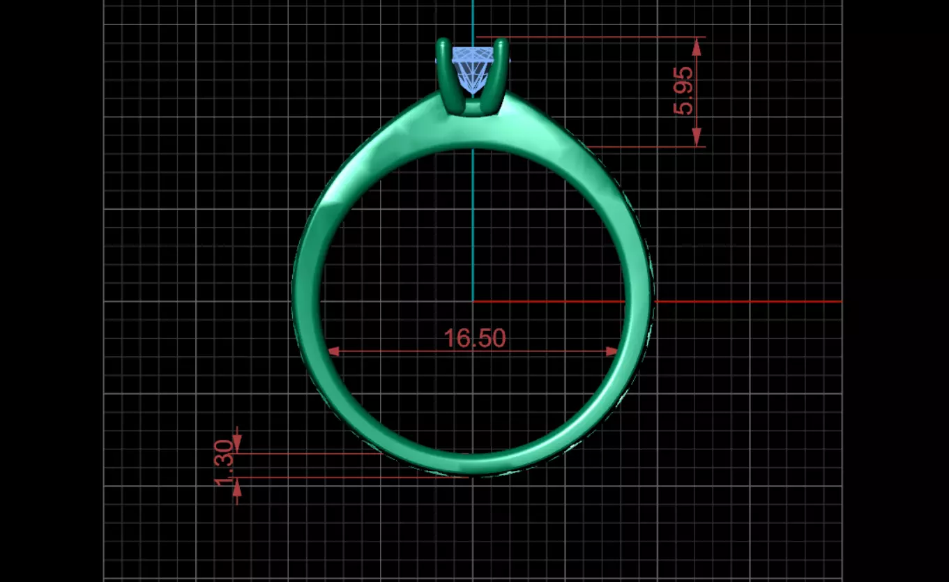 Rings 3D print model_6