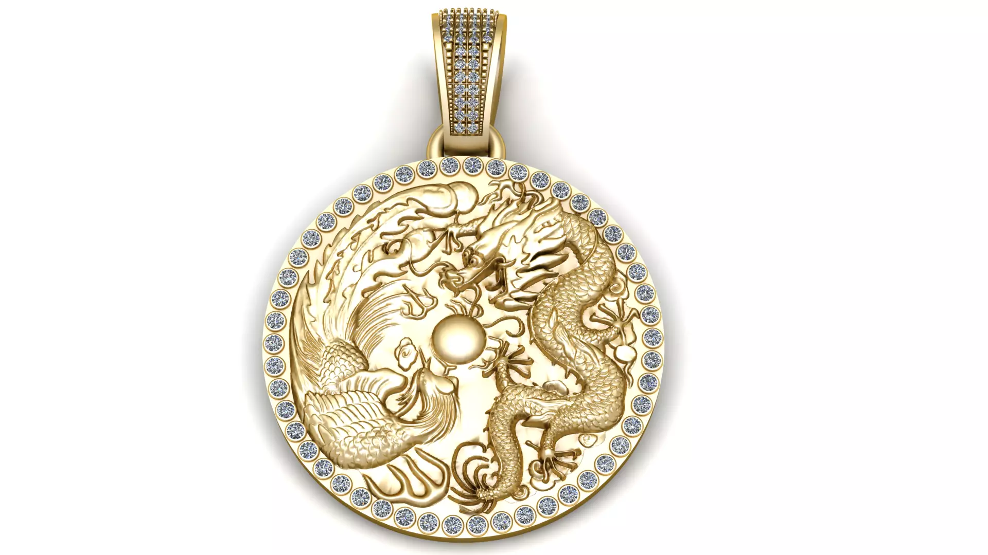 Dragon Pendant 3D print model
