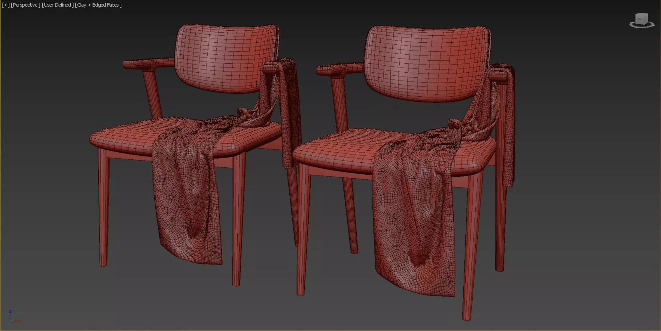 Malta chair 3D model_5