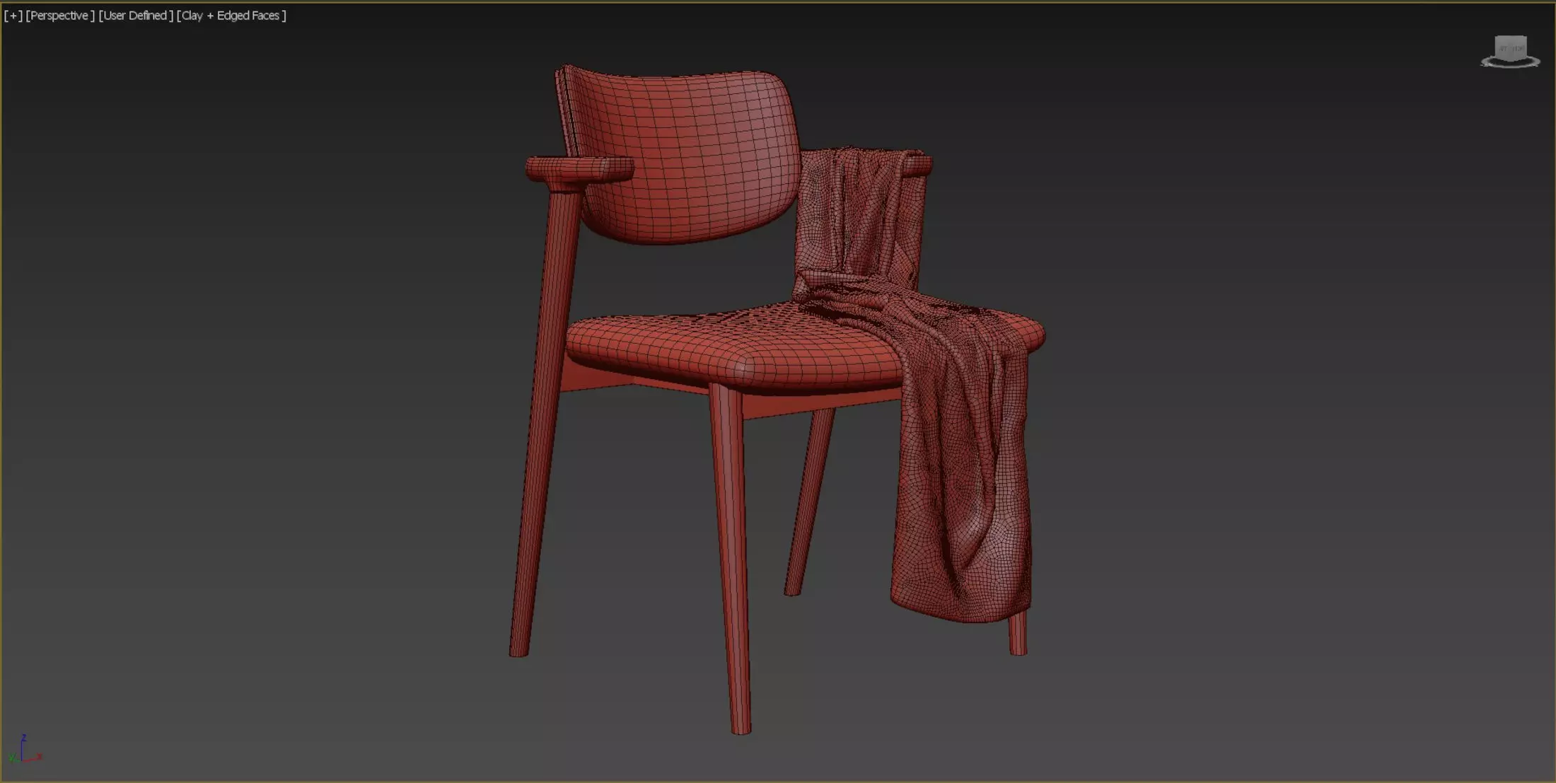 Malta chair 3D model_8