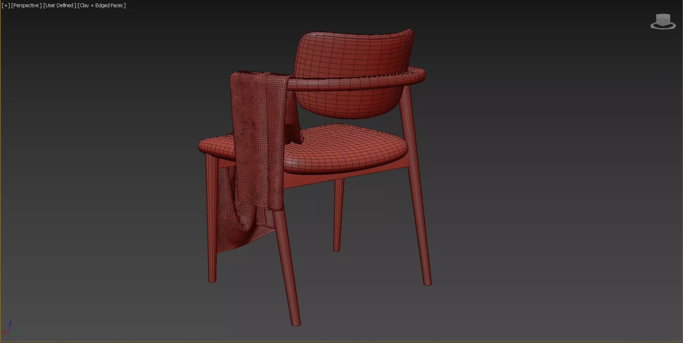 Malta chair 3D model_9