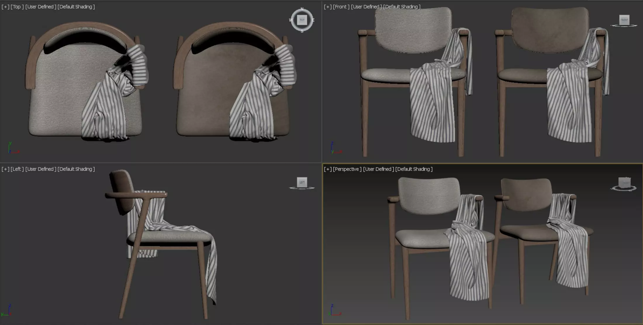 Malta chair 3D model_3