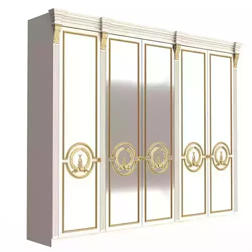 Classic Wardrobe Furniture 0402 White