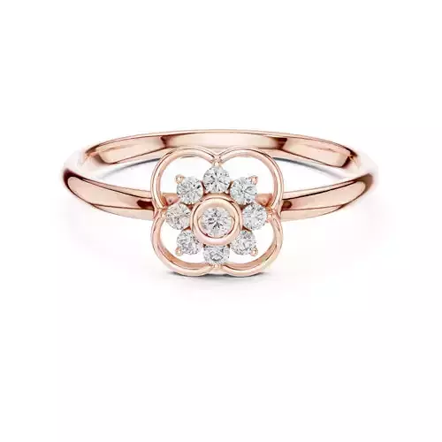 Round Cut Diamond Bezel Set Engagement Ring 3DM STL Video