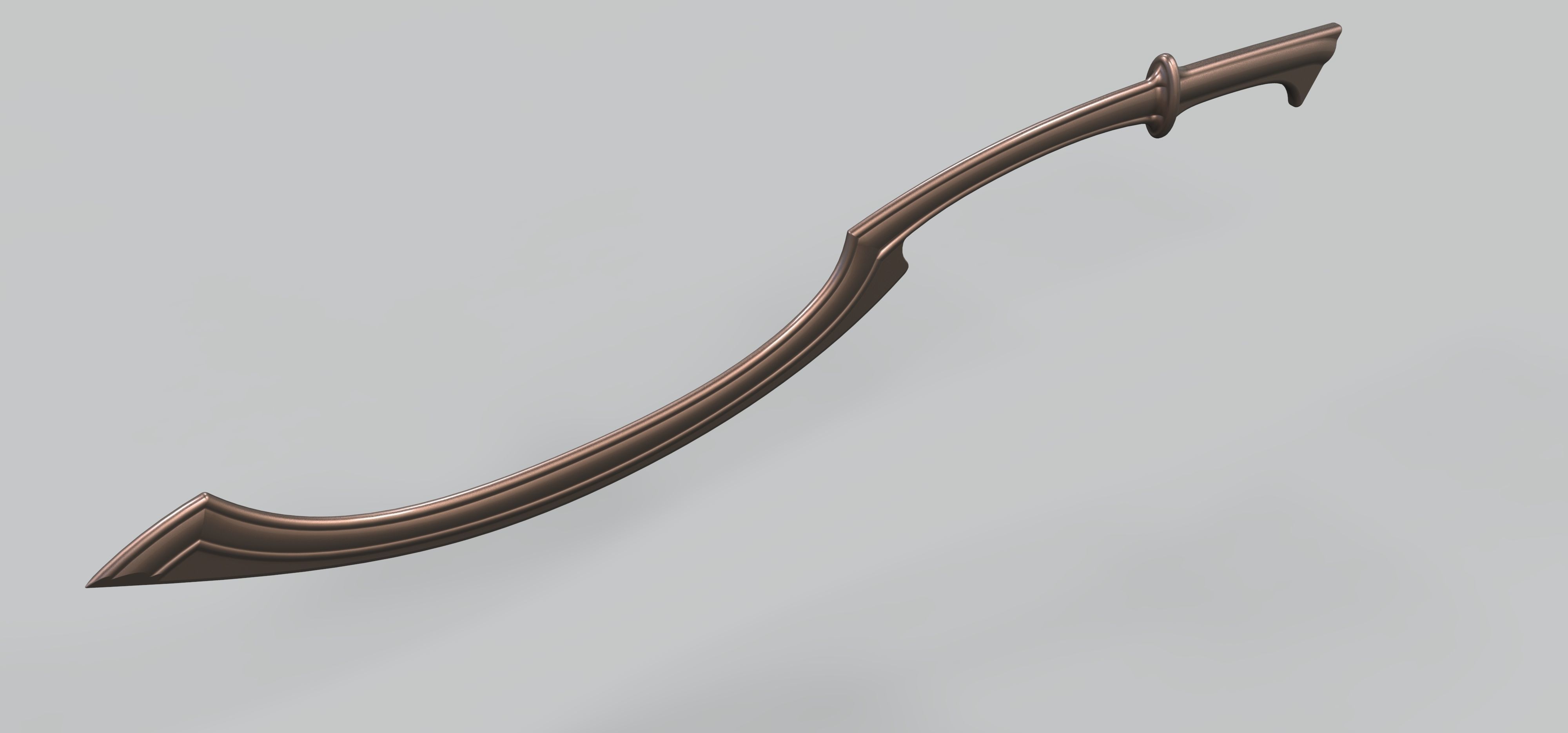 Egyptian Khopesh 3D model_1