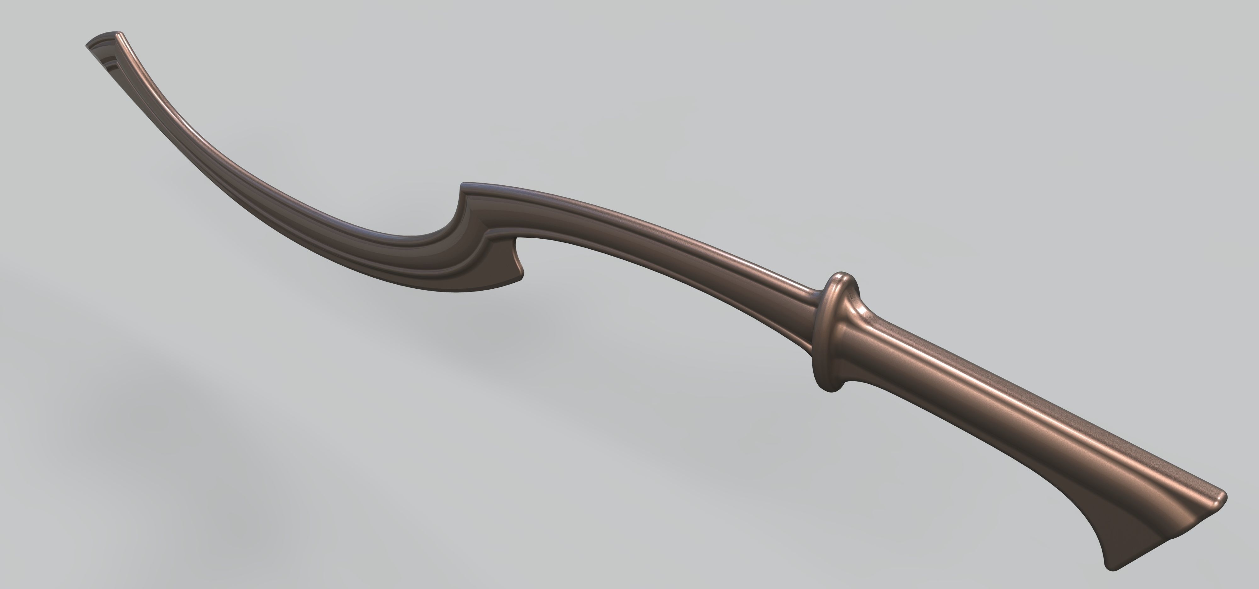 Egyptian Khopesh 3D model_5