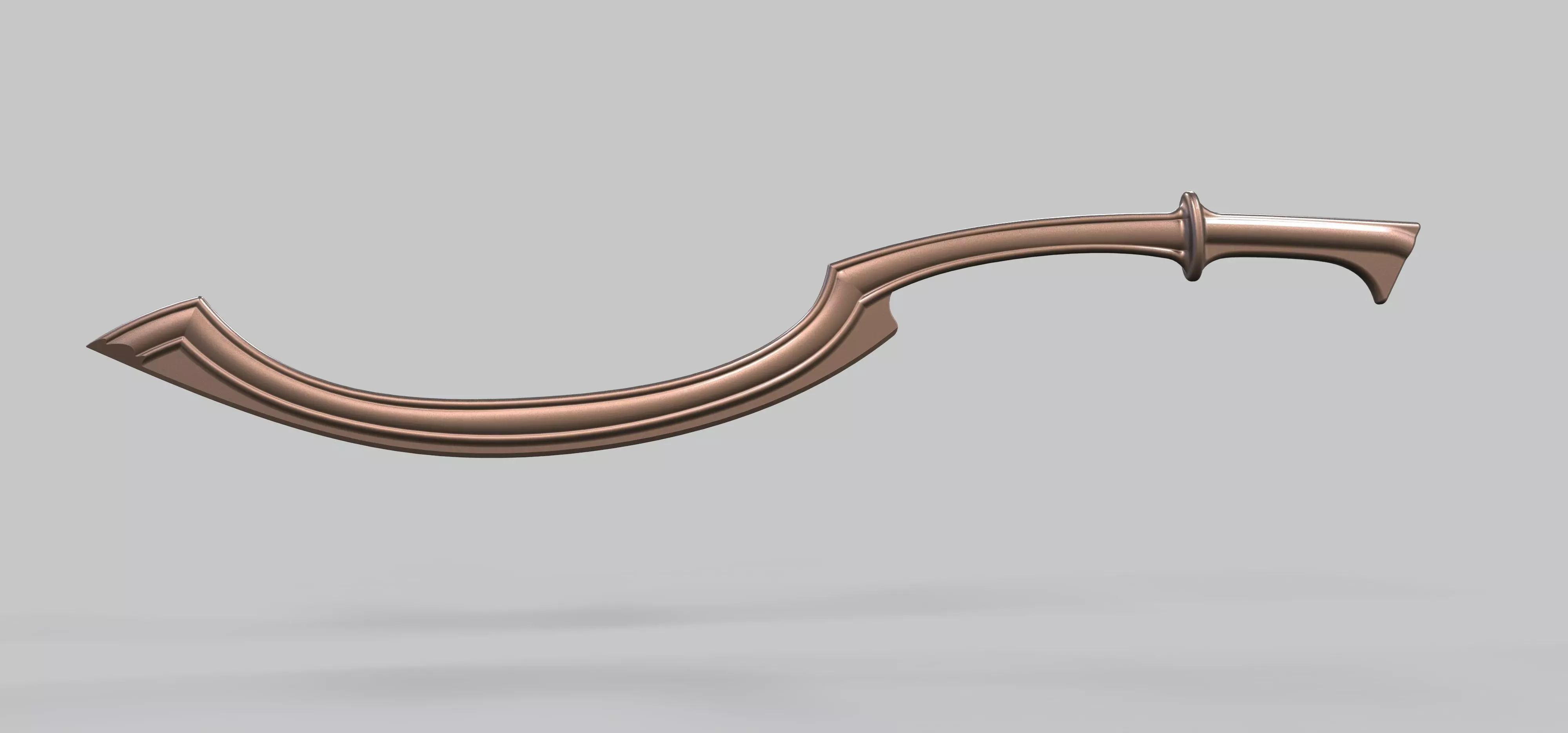 Egyptian Khopesh 3D model_0