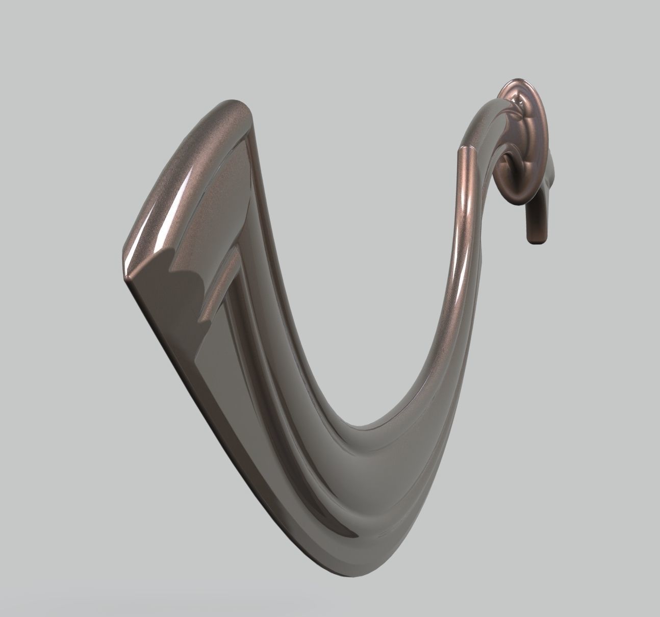 Egyptian Khopesh 3D model_3