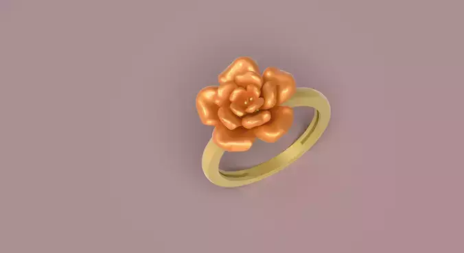 Unique Rose Ring- 0036