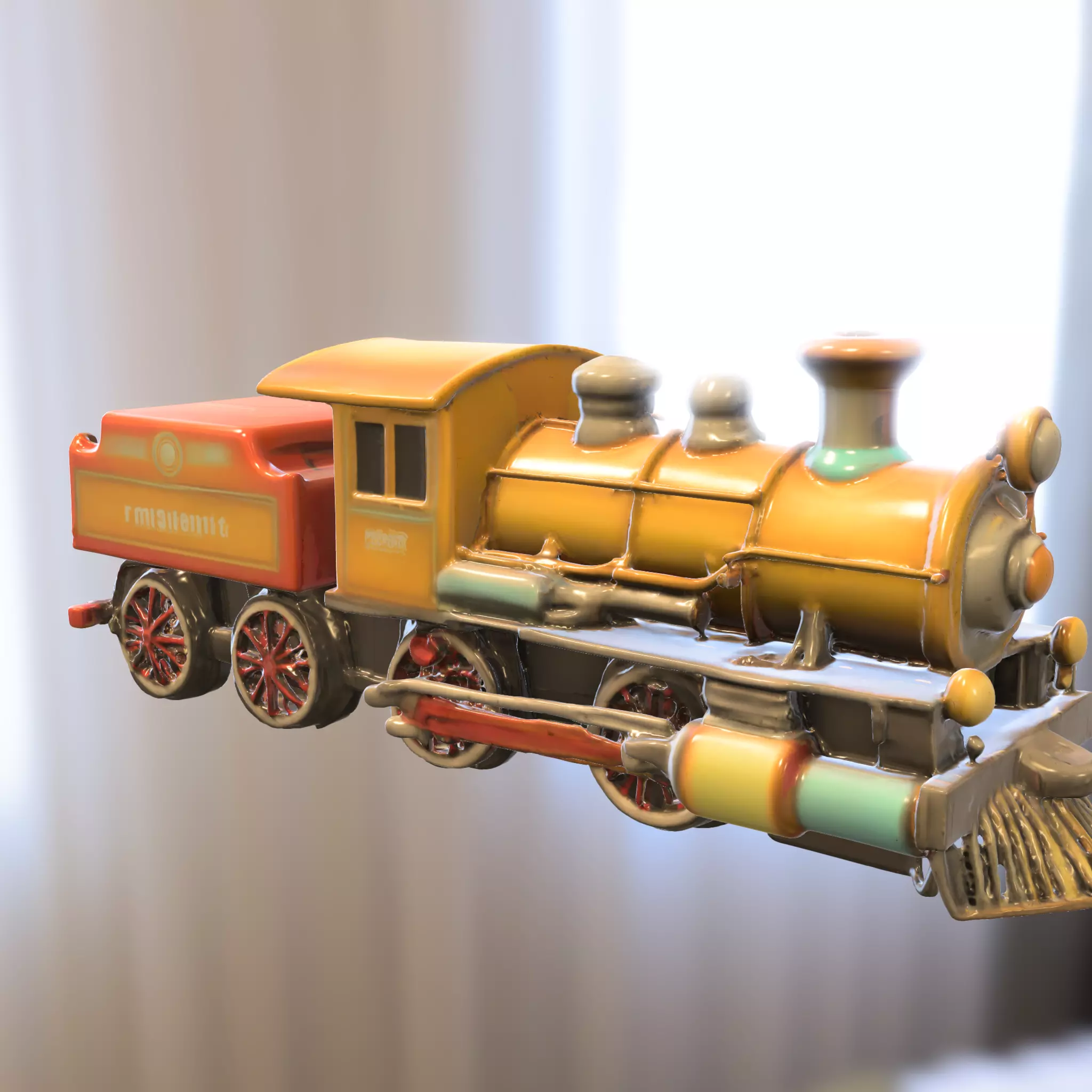 Vintage Steam Locomotive Collection 3D model_10