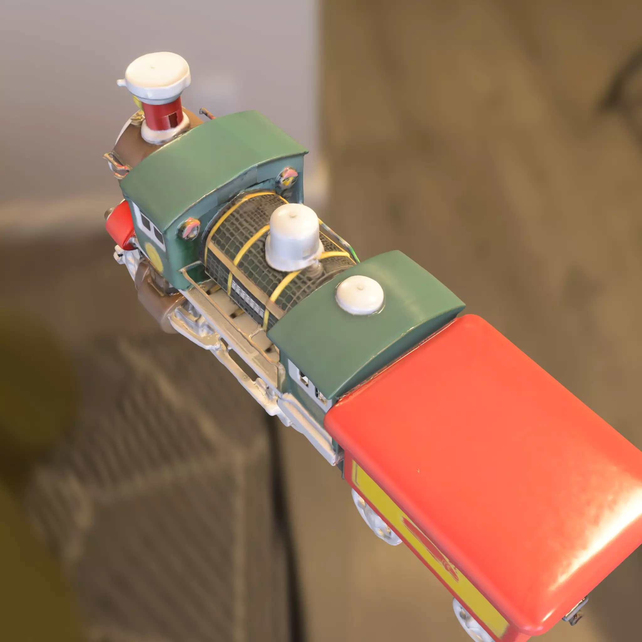 Vintage Steam Locomotive Collection 3D model_15