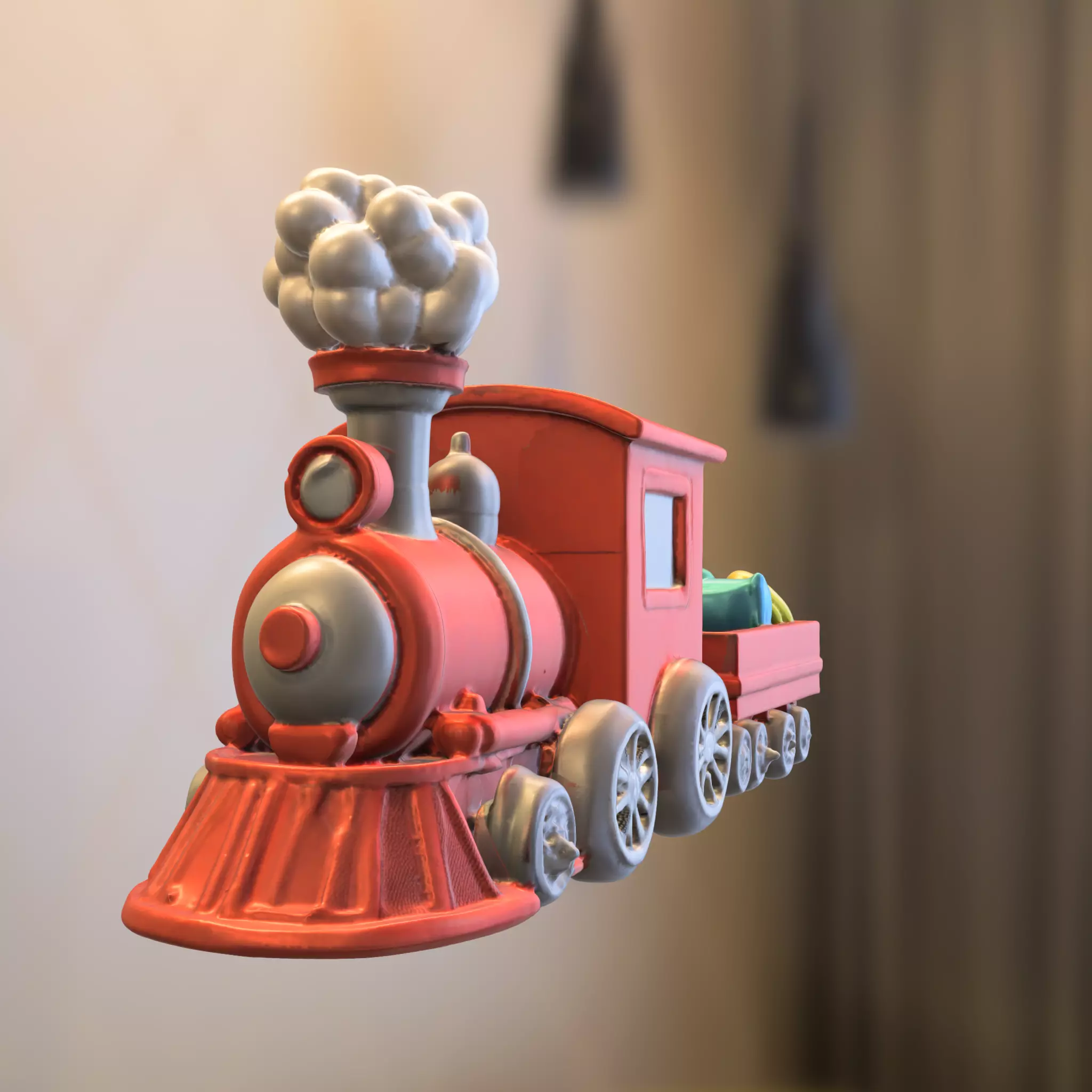 Vintage Steam Locomotive Collection 3D model_12