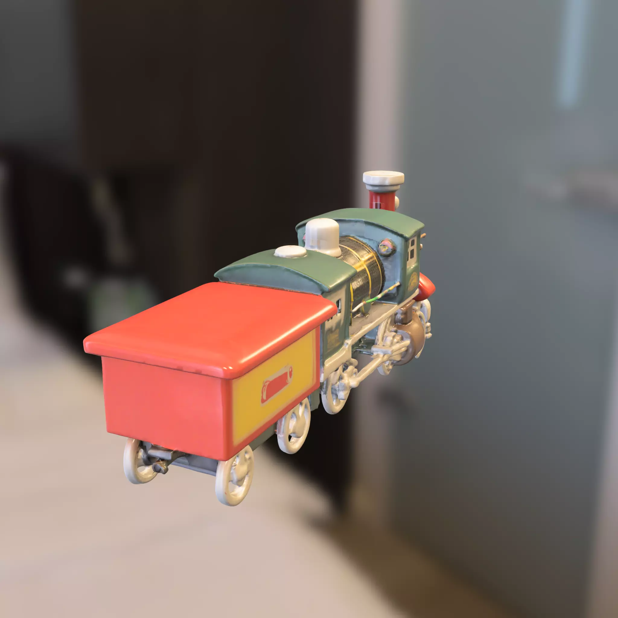 Vintage Steam Locomotive Collection 3D model_11