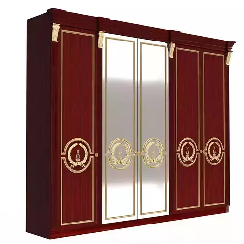 Classic Wardrobe Furniture 0402 Wood