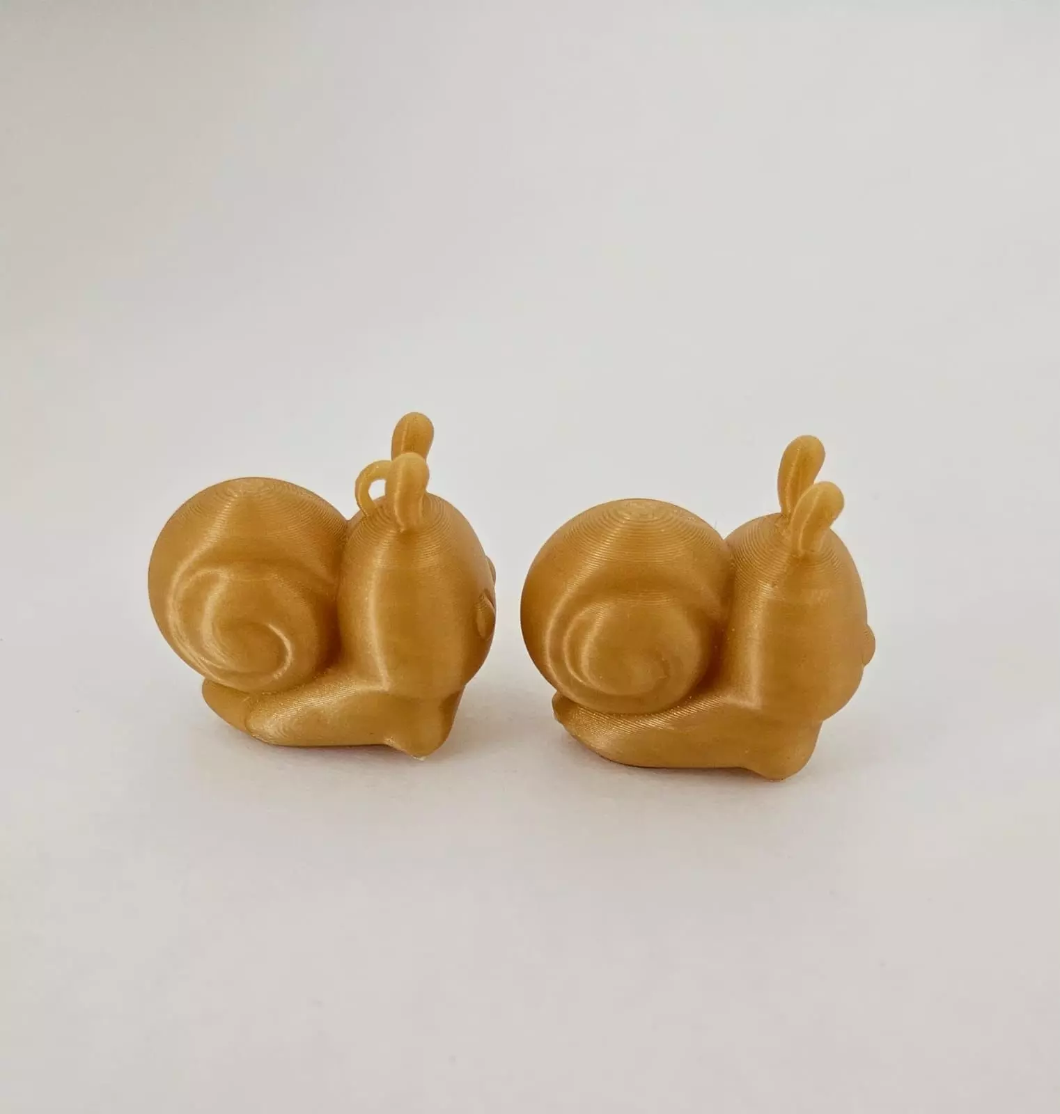 Cute Round Snail and Keychain version 3D print model_13