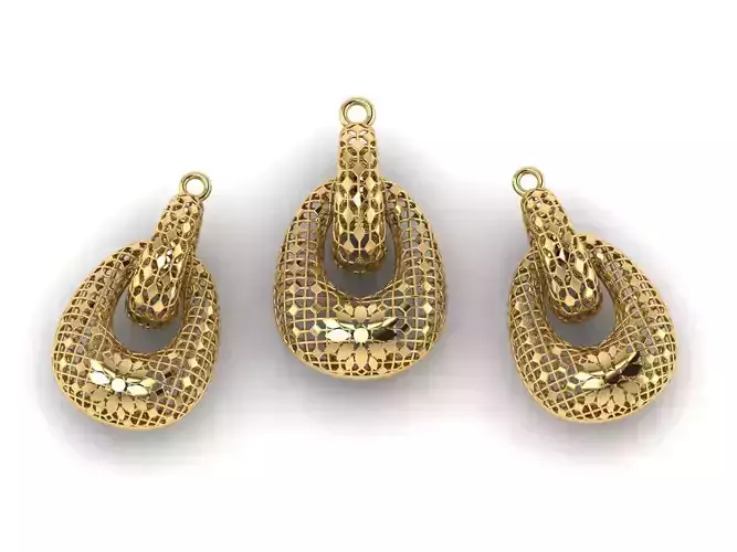 Necklace and earrings set