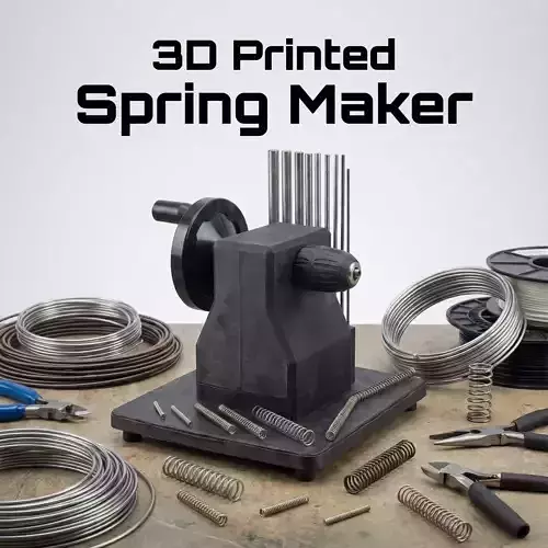 3D Printed Spring Maker