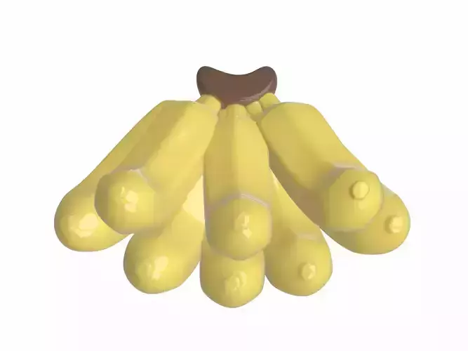 Cartoon Banana Bunch