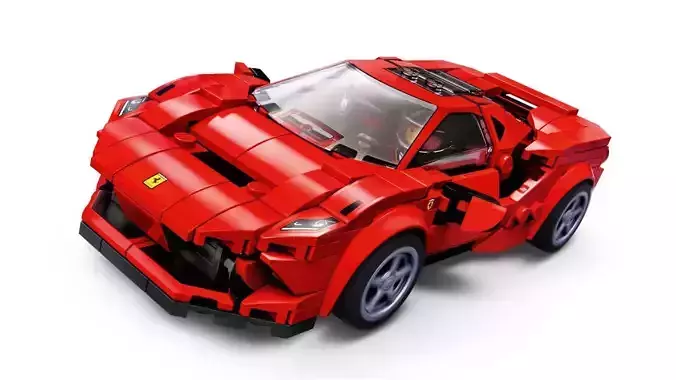 Wikibricks3D - 76895 Ferrari F8 Tributo