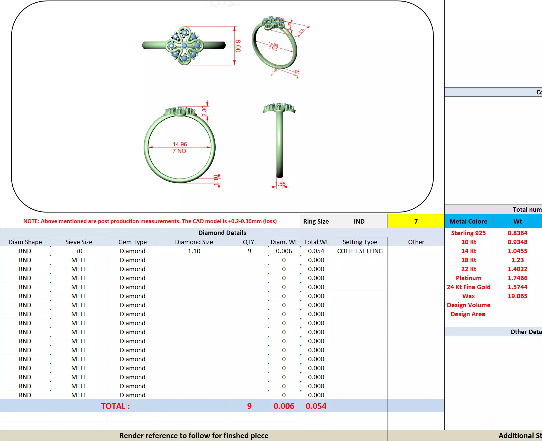 Round Diamond Christian Cross Engagement  Ring 3DM STL Video 3D print model_13