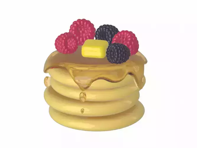 Berry Pancake Stack