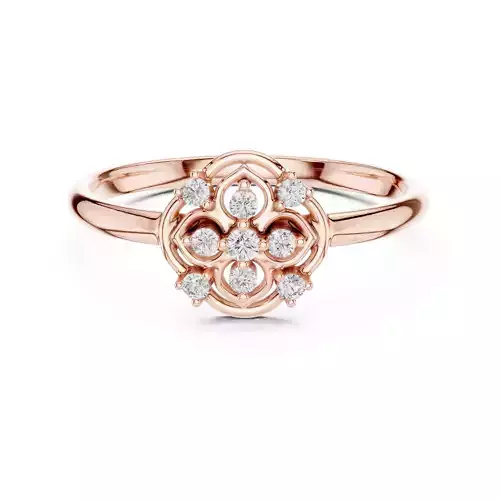 Round Cut  Diamond Engagement Wedding Ring 3DM STL Video