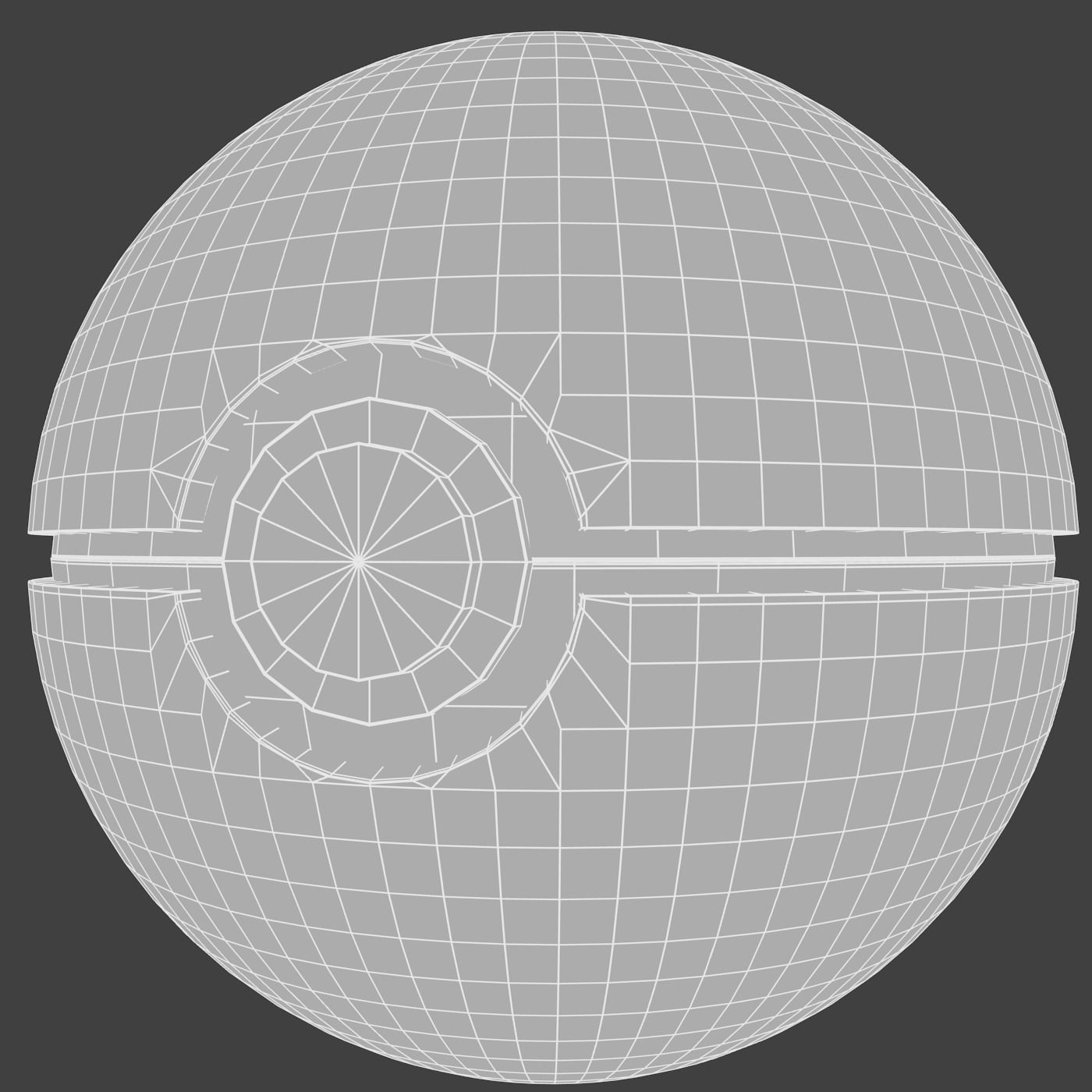 PokeBall pokemon ball 3D model_3