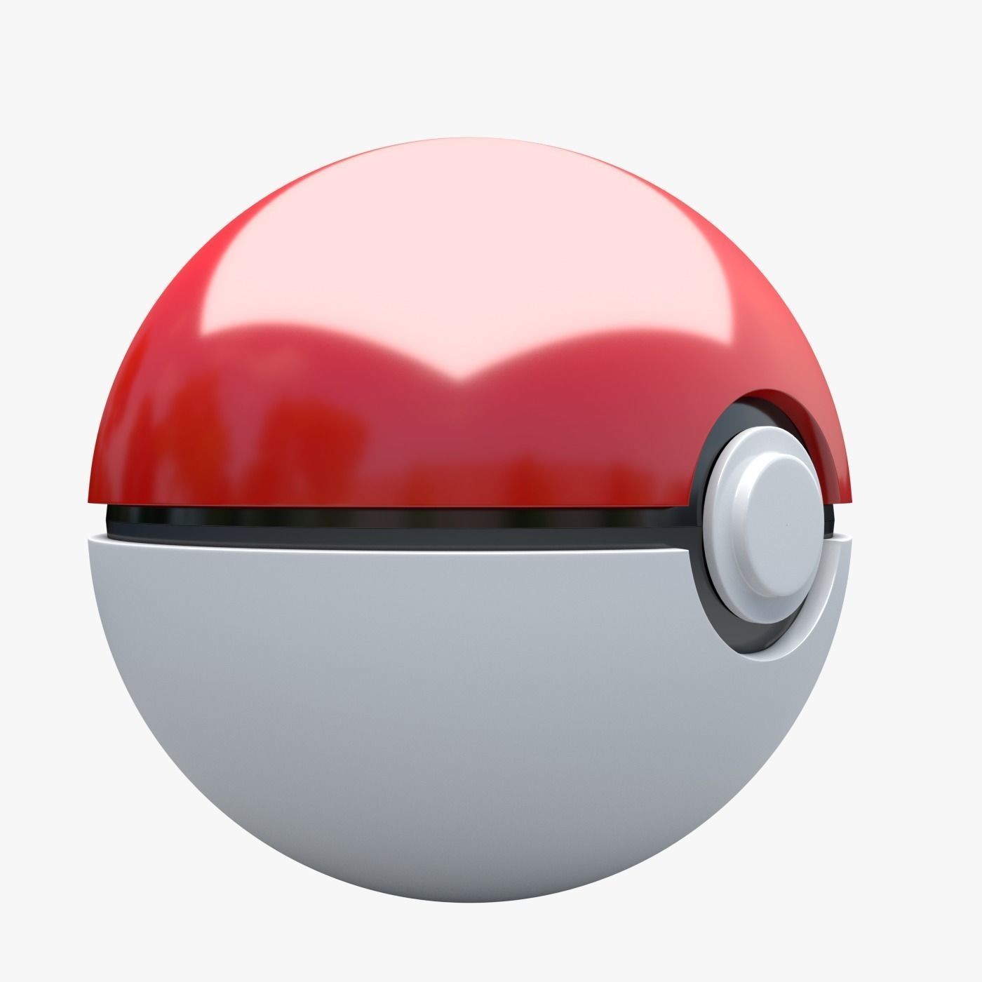 PokeBall pokemon ball 3D model_1
