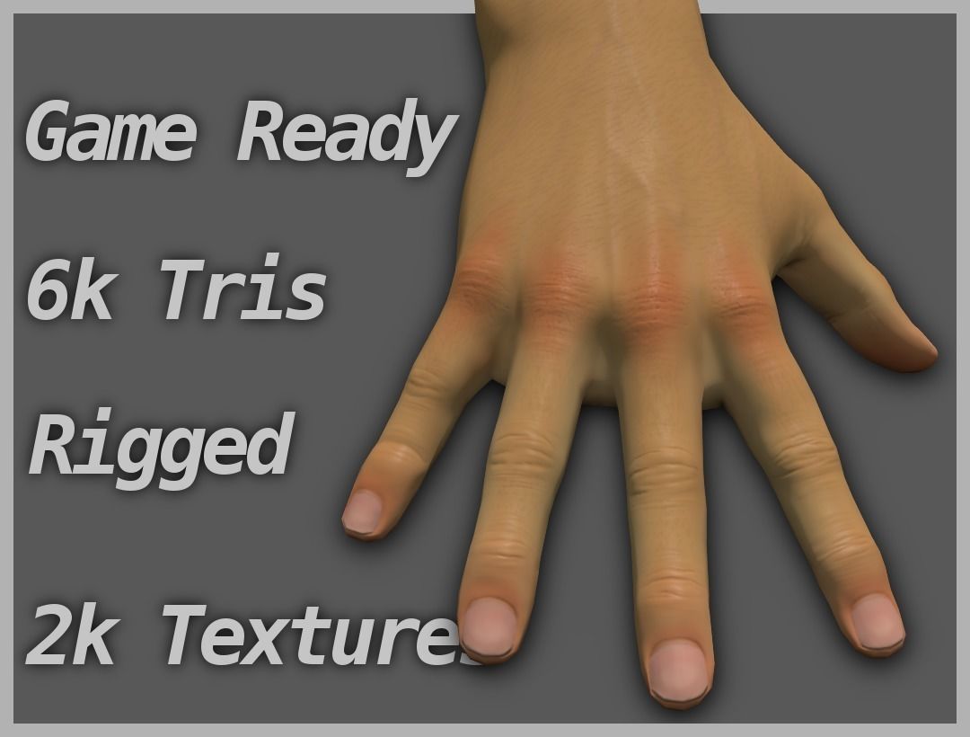 FPS ARMS Low-poly 3D model