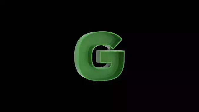 Letter G - flower box