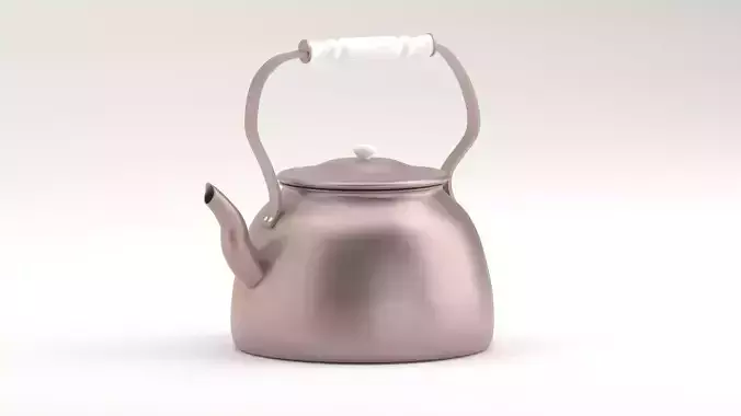 Vintage metal kettle