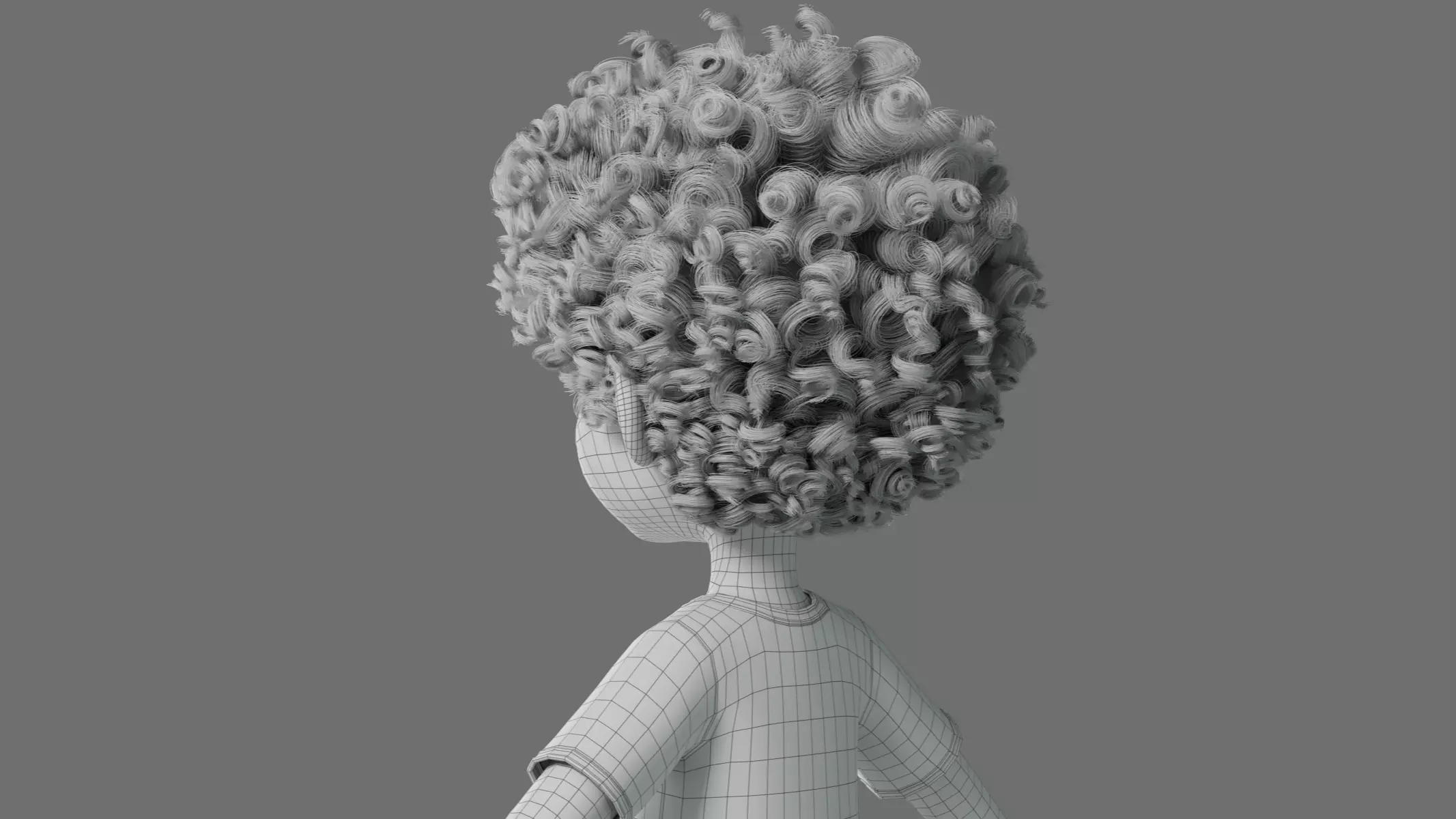 Cartoon Black Boy Rigged 3D model_50