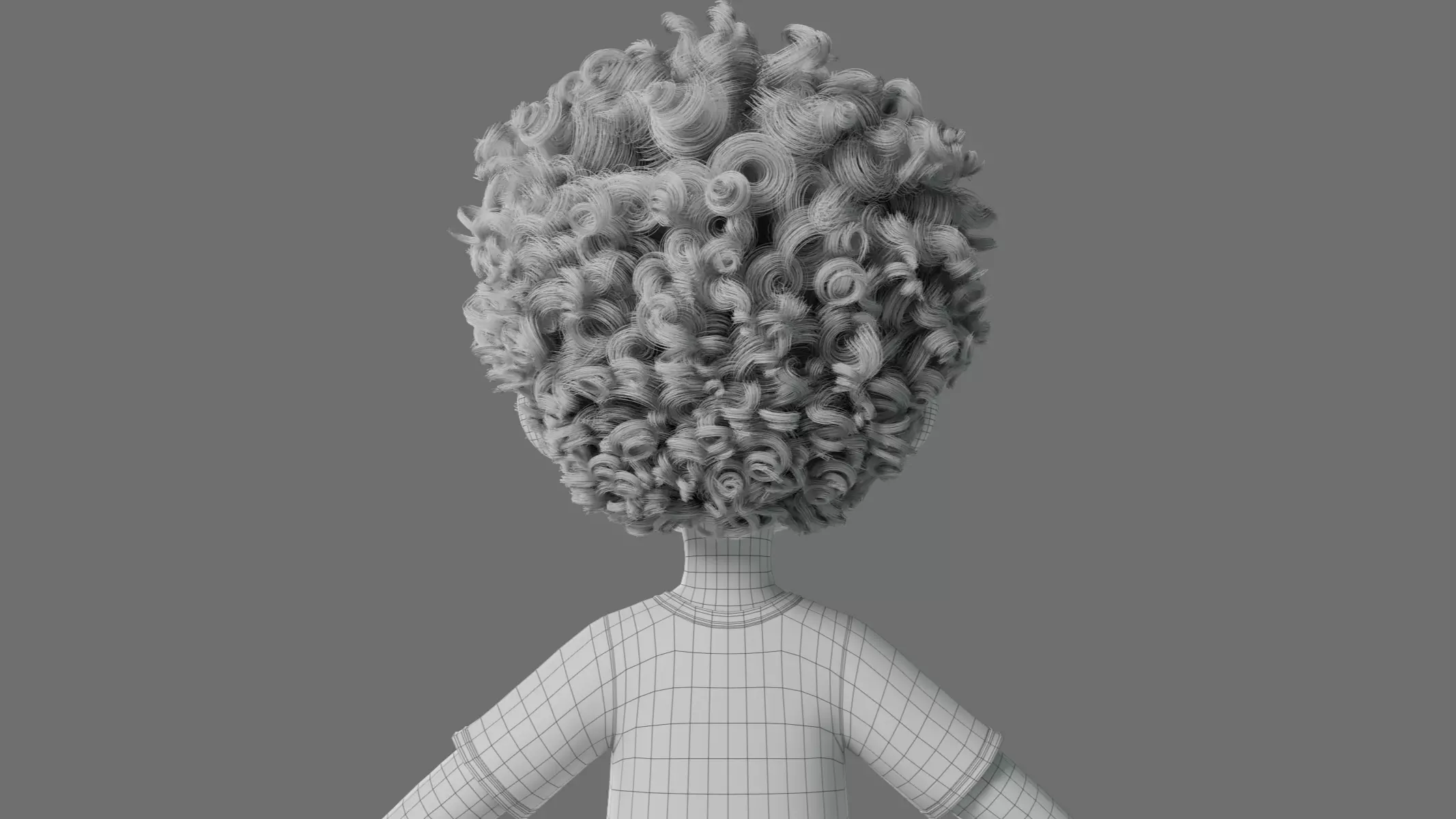 Cartoon Black Boy Rigged 3D model_52