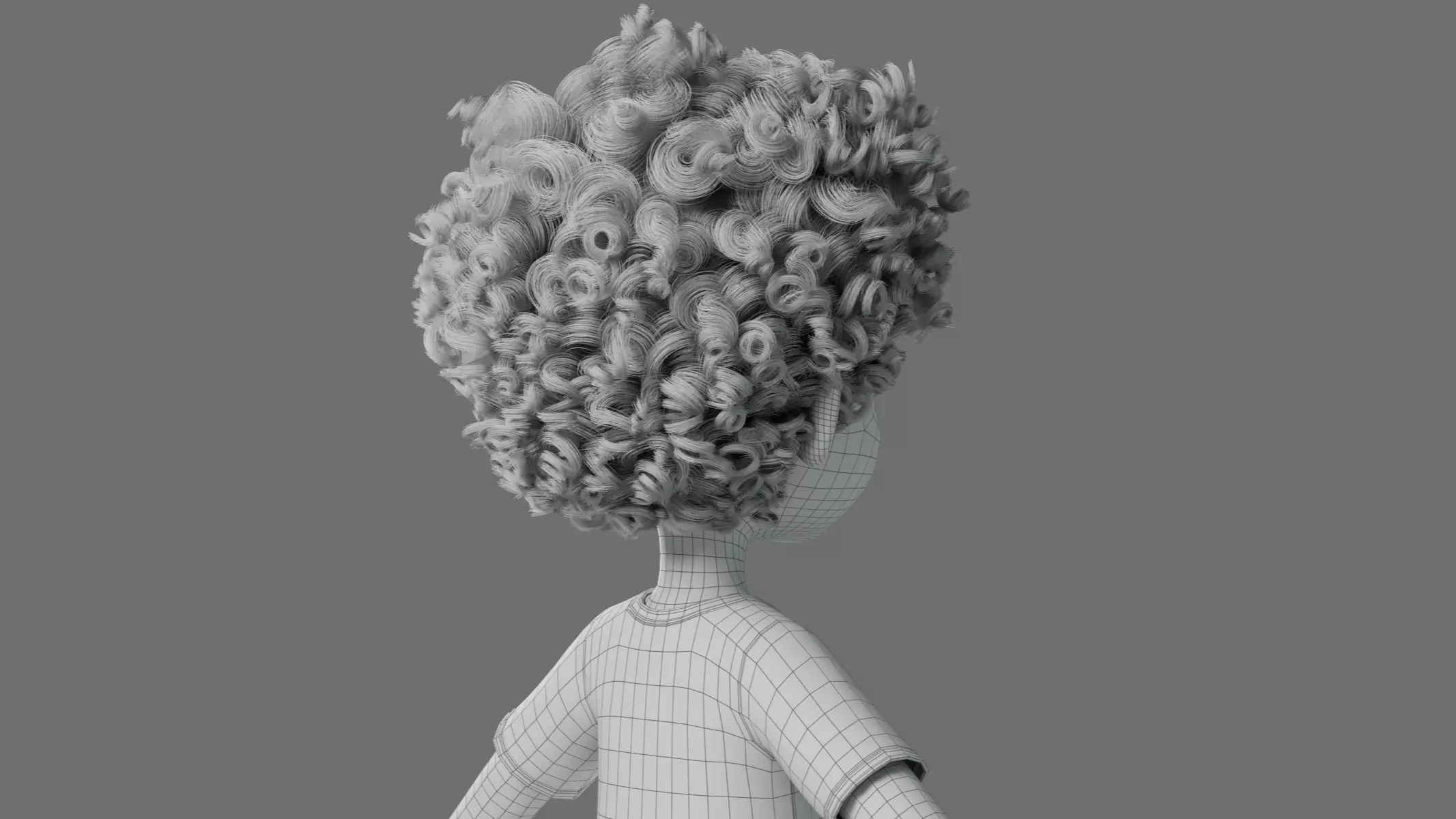 Cartoon Black Boy Rigged 3D model_48