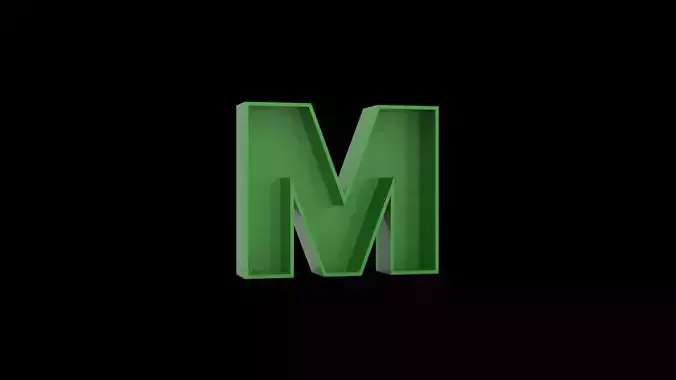 Letter M - flower box