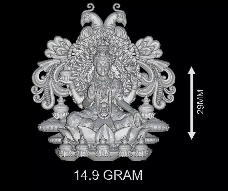 LAXMI UNIQUE MODEL 3D print model_1