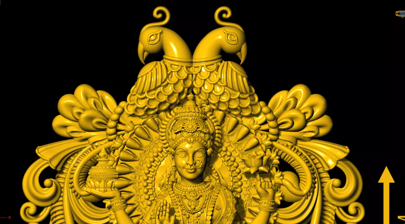 LAXMI UNIQUE MODEL 3D print model_10