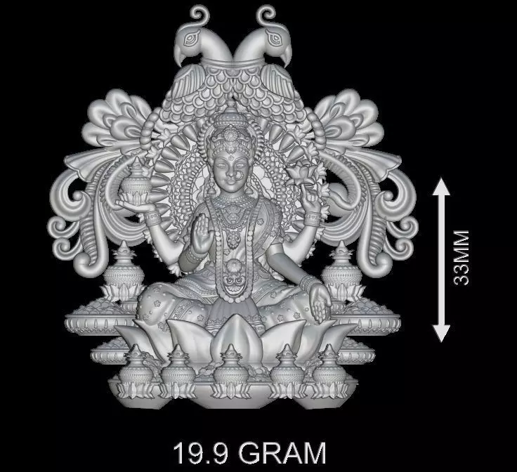 LAXMI UNIQUE MODEL 3D print model_2