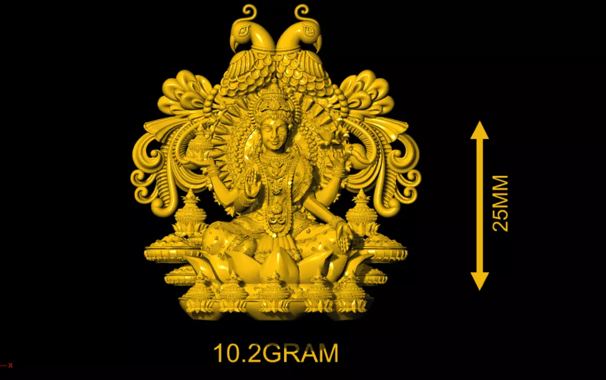 LAXMI UNIQUE MODEL 3D print model_3