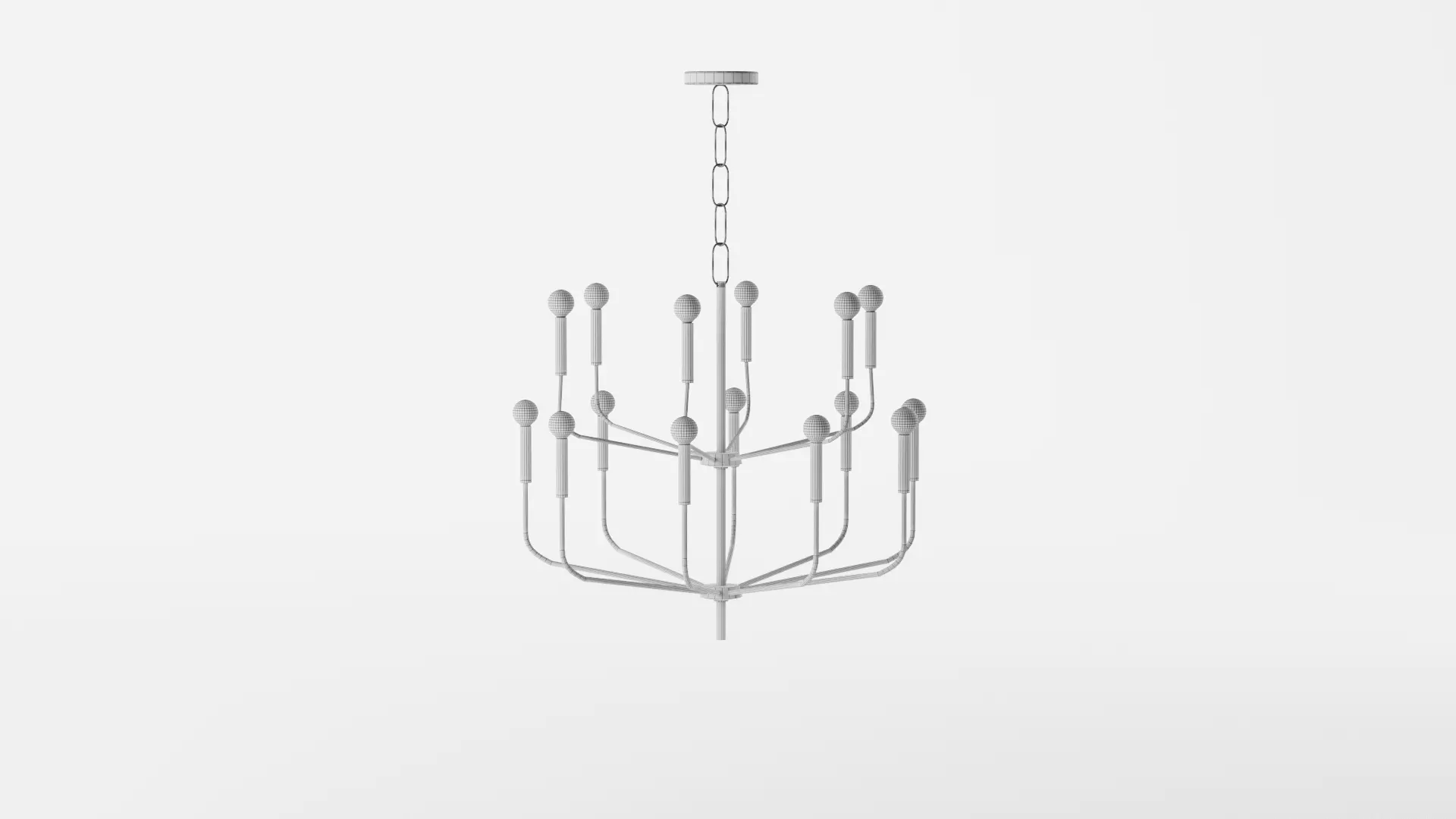 Bailey Medium Chandelier 3D model_12