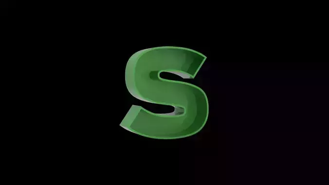 Letter S - flower box