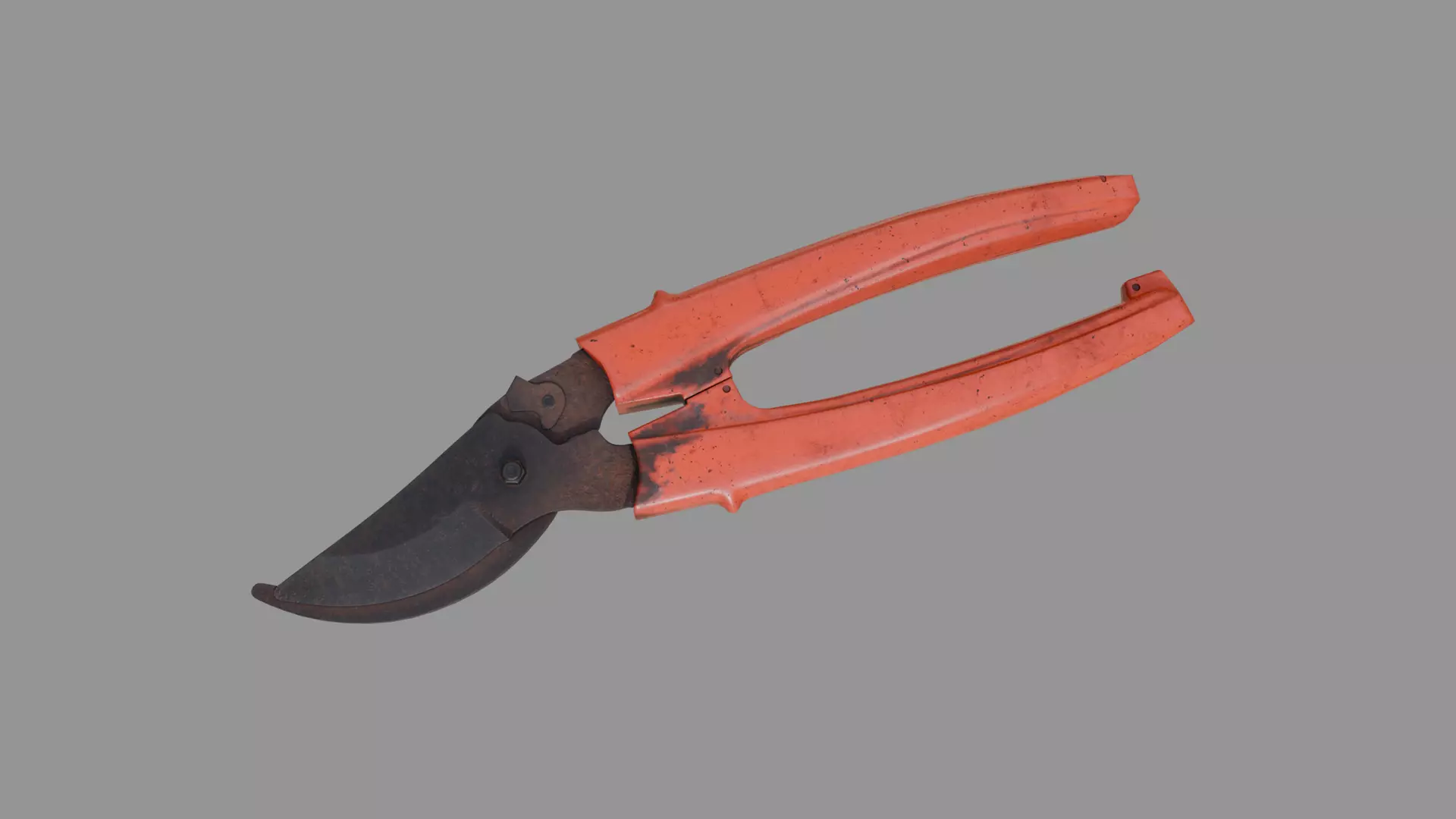 Pruning shears 02 Low-poly 3D model
