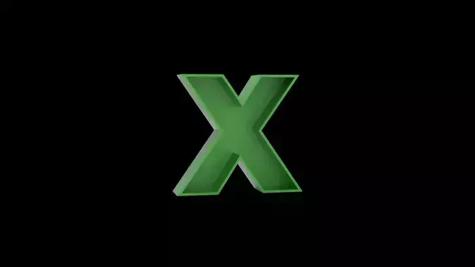 Letter X - flower box