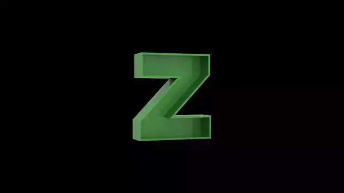 Letter Z - flower box