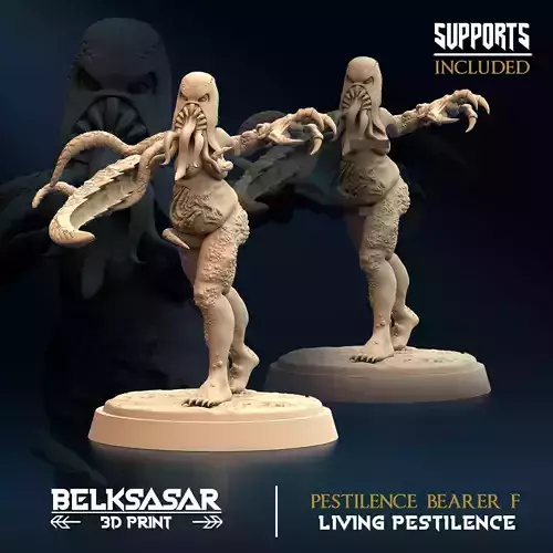 Pestilence Bearer F Nude and Normal