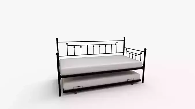 DHP Manila Metal Twin Size Daybed and Twin Size Trundle