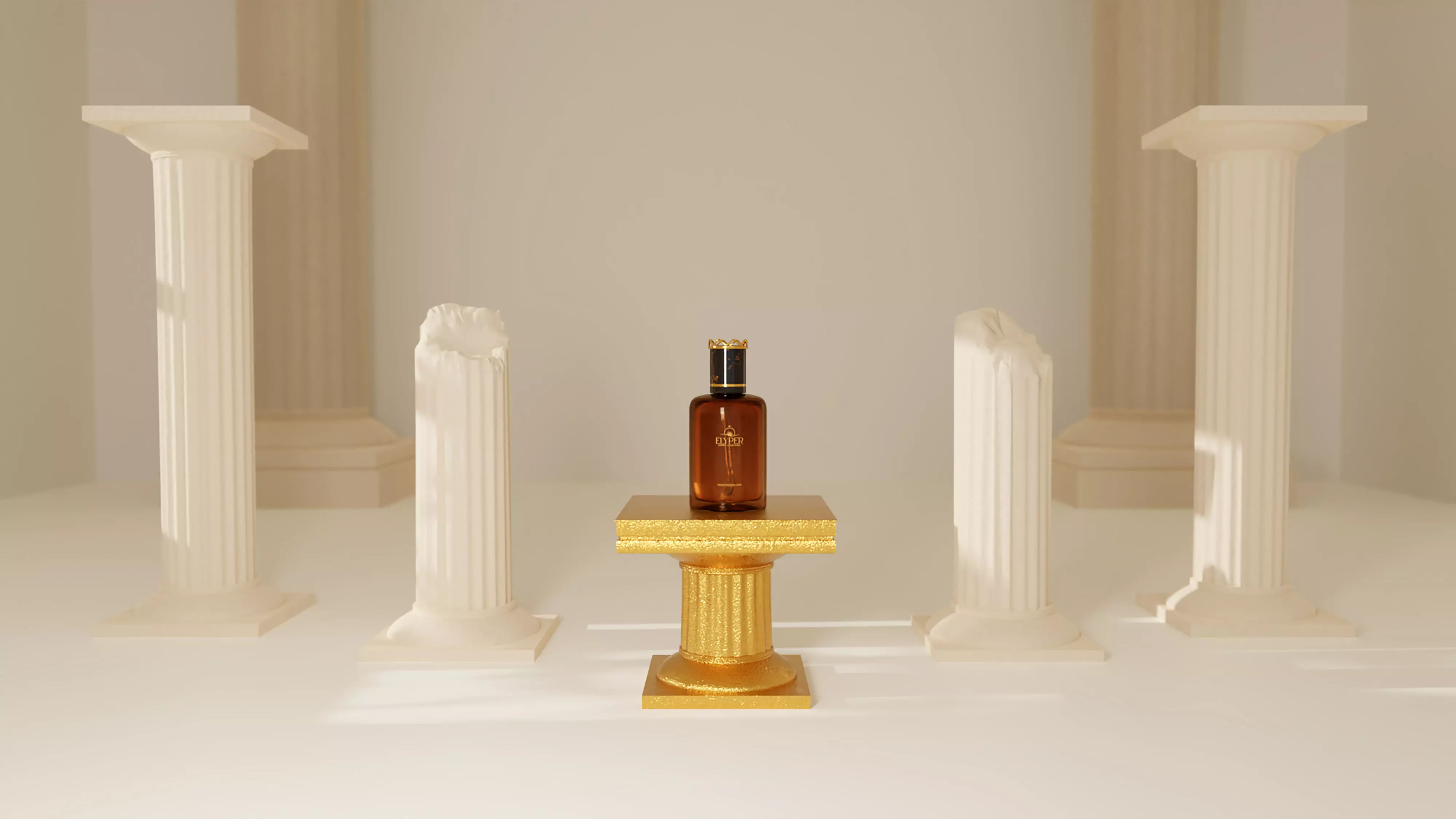 Luxury Perfume Bottle 3D Model Low-poly 3D model_2